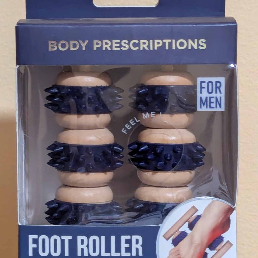 Body Prescriptions: Foot Roller For Men - Massage & Relieve Tired, Sore Feet NEW